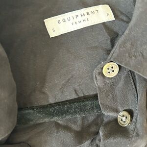 Equipment Black Sleeveless Asymmetrical Dress